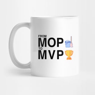 The Office From MOP to MVP Black Mug